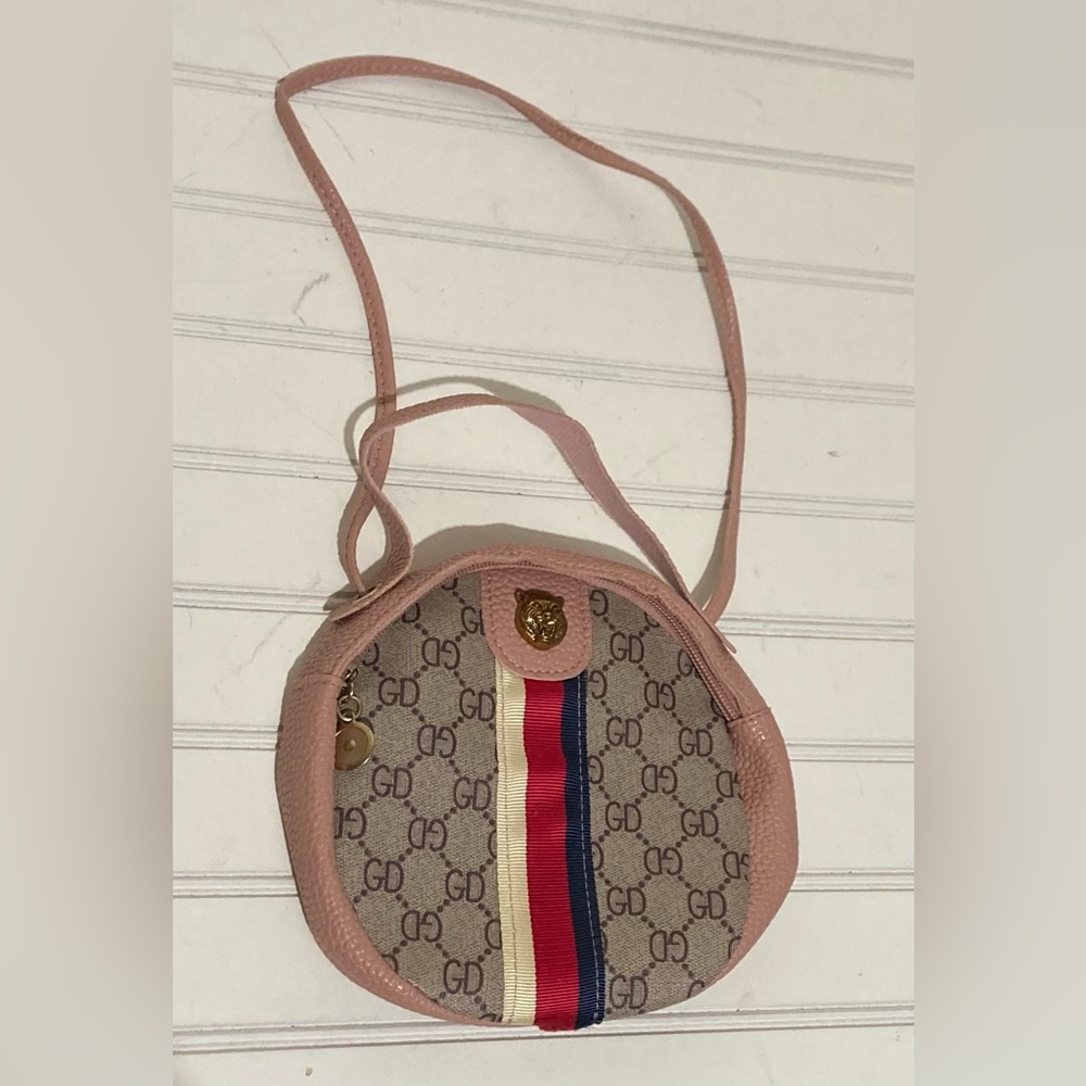 Fashion‎ Women’s Purse Round Popular Shape Tiger Head PU Leather - Pink Mini Bag - Picture 2 of 7